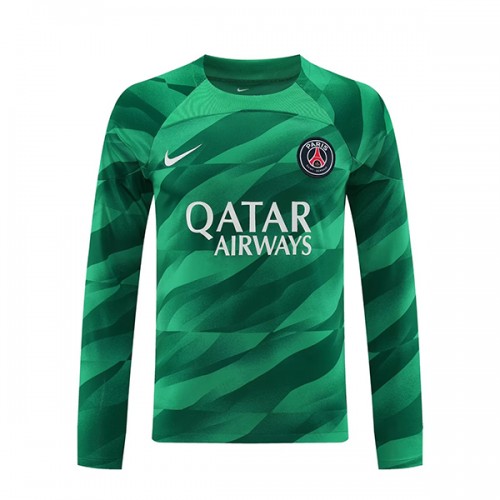 Pánský Fotbalový dres Paris Saint-Germain Brankářské 2023-24 Domácí Dlouhý Rukáv